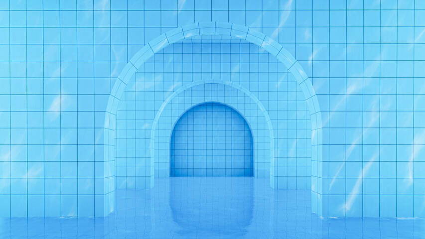 Vaporwave Poolrooms - VRChat